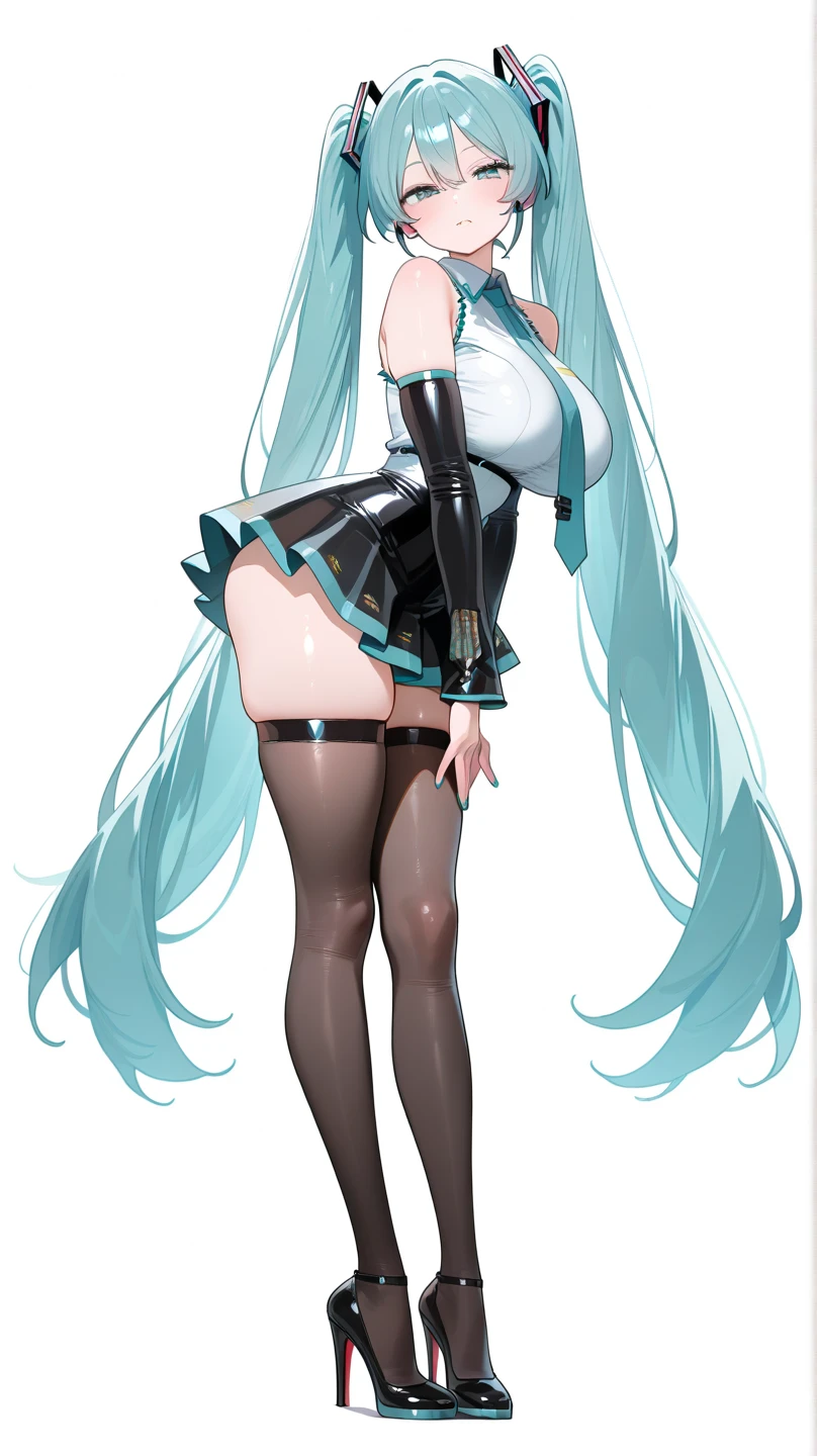 (abssurd res:1.2),(perfect lighting:1.2),beautiful girl,blush,city,
(legs pread:1.3),black lace panty,(from below:1.2),from behind,NSFW,
<lora:privaty-nikke-richy-v2:0.7> privatymaid, twintails, very long hair, cat ears, maid headdress, hairclip, huge breasts, neck bell, bow, maid apron, white gloves, elbow gloves, garter straps, white thighhighs