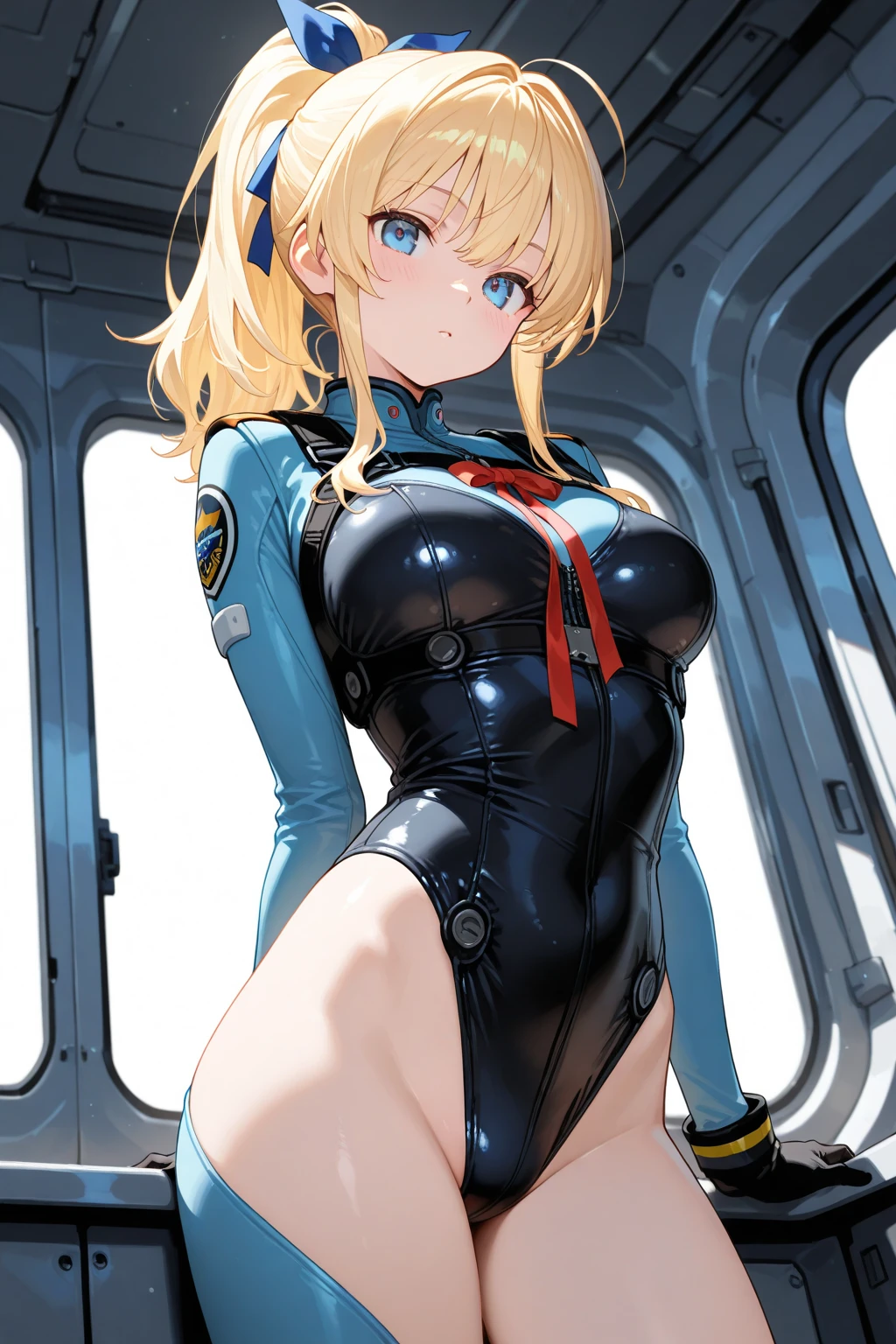 ultra-detailed, Explicit, Beautiful body, Beautiful Nose, Beautiful character design, perfect eyes, perfect face, ultra highres, 4K, beautiful legs, perfect legs, Nice hands, Perfect hand, Masterpiece, Best Quality, Highly detailed, illustration, absurdres, street fighter, doll suit, shadaloo doll, dollsuit, girls, multiple girls, expressionless, blank eyes, looking at viewer, red gloves, emotionless, black latex, corrution, mind control, female combatant, full body, hypnotized, unhappy trance, full body suit, ribbed bodysuit, both arms at side, stand up straight, obey, perfect female body, extremely glossy latex, hypnosis, hypnoLora, empty eyes, Mind control device, poses, brainwashed, submissive_pose, Slave, hat, necktie, stand up straight, standing, standing at attention, belt, latex, garter belt, thighhighs, Fighting stance, Sound! Euphonium, Yoshikawa Yuko, long hair, light brown hair, blue eyes