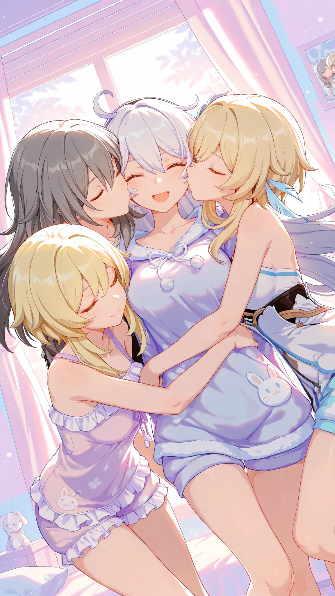 3 girls, naked