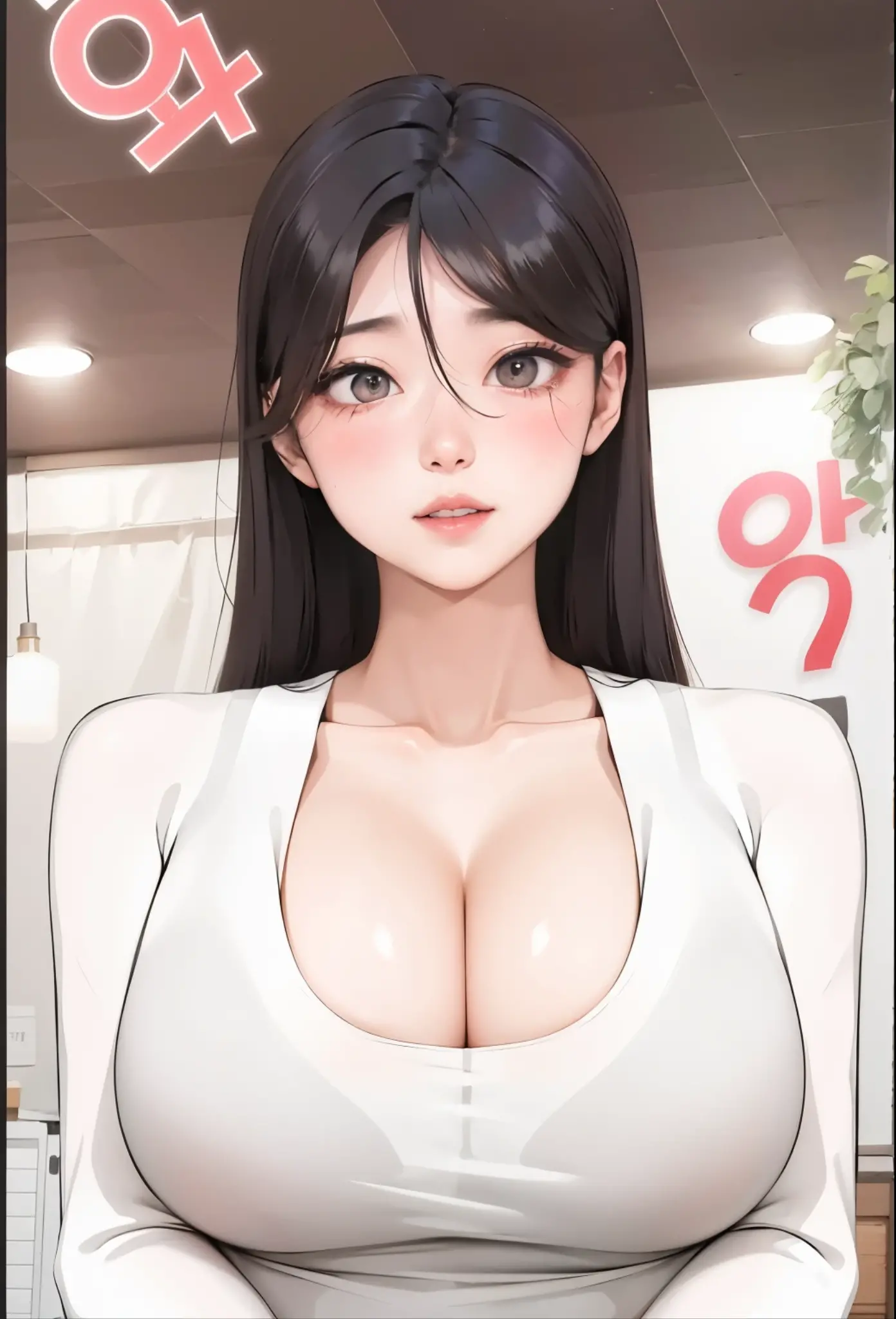 Big tits, , pov, cum