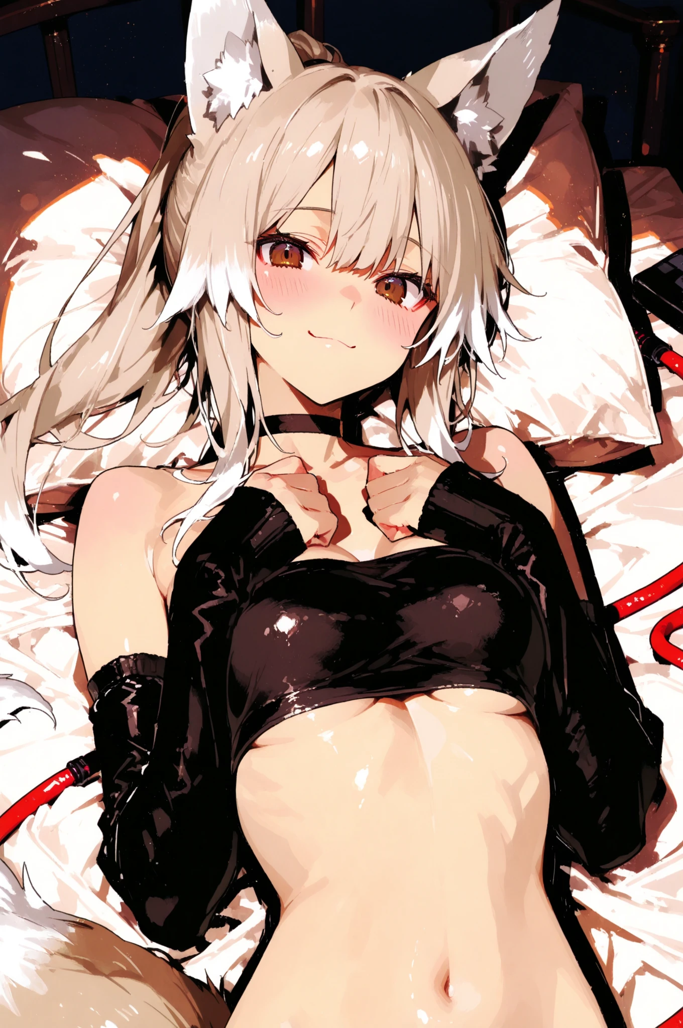 masterpiece, best quality,anime style, 1 girl,(((slender body))), (((small breast))),(((hot pants, white tanktop,red tie))),(((((a gorilla man grabbing the girl))))), ((((restrained, arms behind back)))),((((cum)))), (beautiful face), (((short twintail))), (((straight hair))), ((((silver hair)))),detailed beautiful skin, (perfect hands, perfect anatomy)