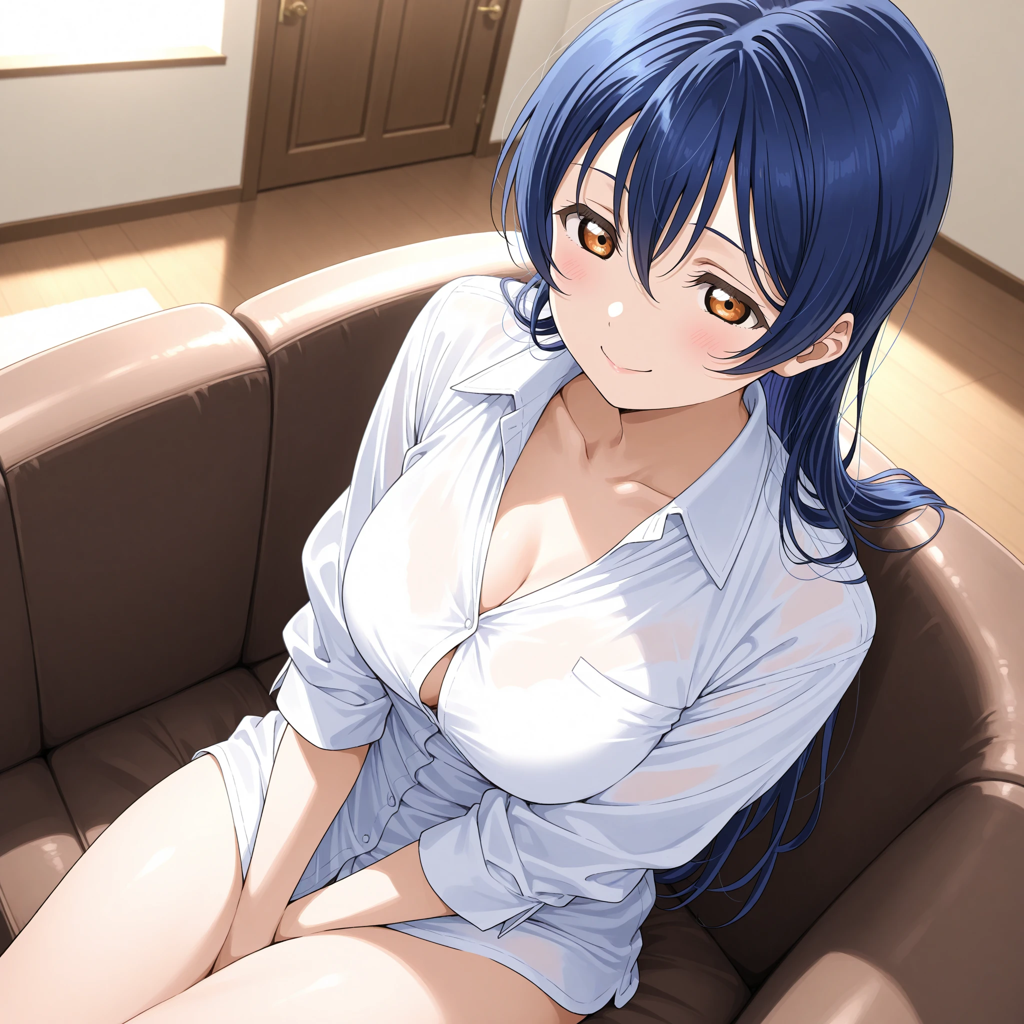 (best quality, ultra-detailed, anime picture, game cg, art cg, photorealistic, movie lighting, realistic lighting shaded, unity 8k wallpaper), (solo), (Miki), navy blue hair, nude, nipple, large breasts, close eyes, open mouth, lipstick, perfect face,  ((elaborately designed luxury panties for adults, panties high definition images, draw panties with super precision)), extremely detailed texture, vulgarity, nose blush, sexy pose, in linshop, (((touching her clitoris and breast herself with her hand))), squatting with legs apart, ((spread legs wide)), show off wet panties, close up wet panties, (alone:1.5), ((showing off her panties with her fingers inserted for masturbation)), masturbating 