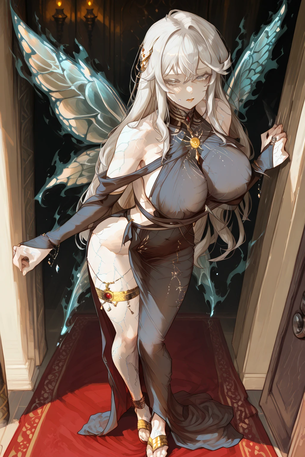 ((highest quality)),(ultra high resolution),(Super detailed),(detailed description),((best CG)),(best work of art),super precision art,amazing drawing art,(Fantasy art with intricate detail:1.5),
