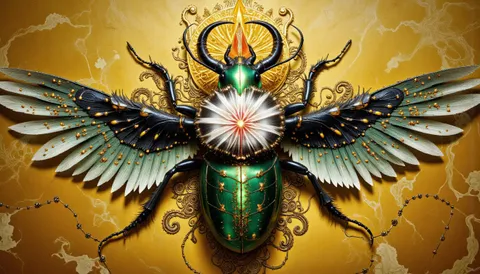 황금 전기 딱정벌레