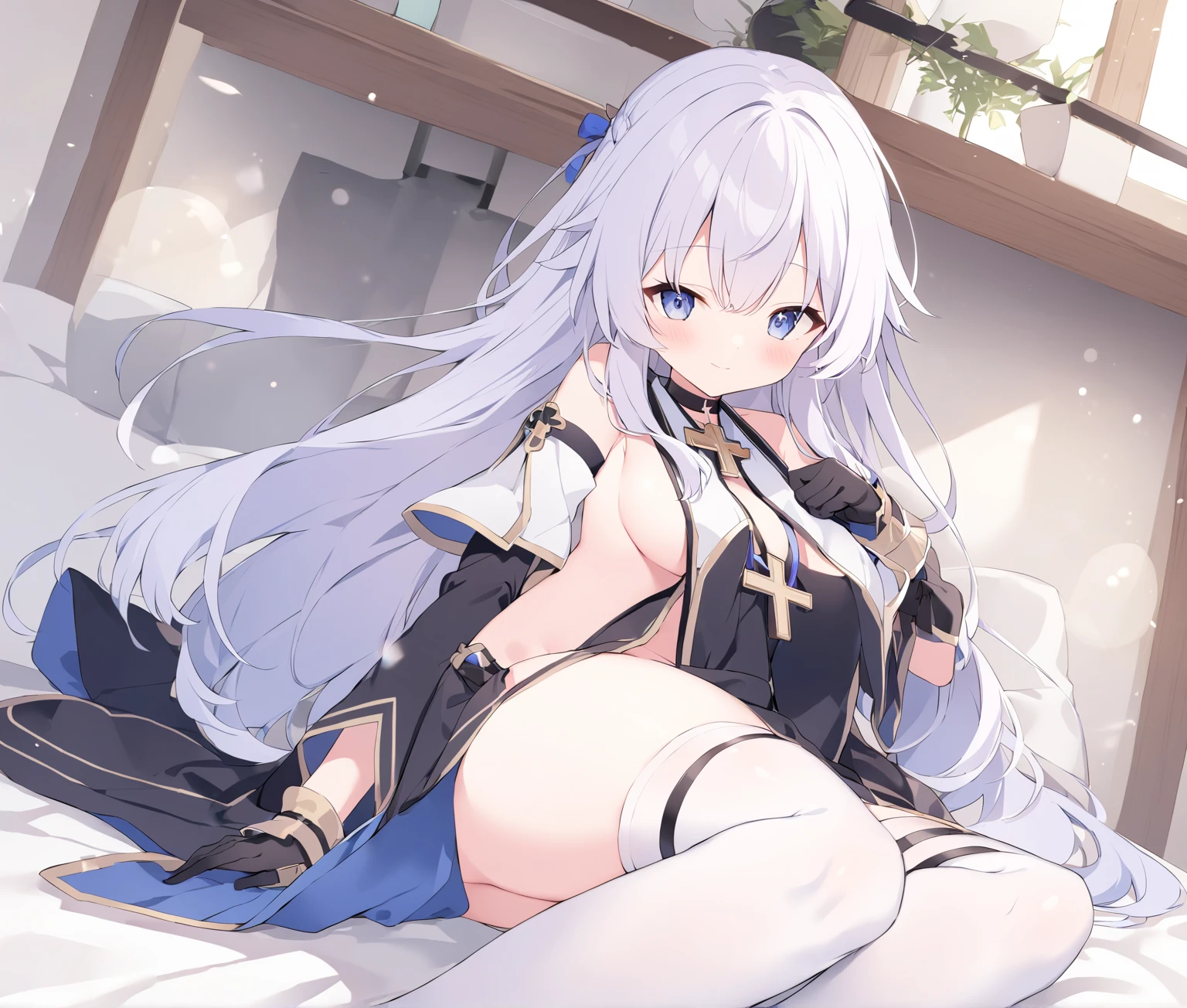 (8K, 最high quality, Tabletop:1.2)、超High resolution、Very beautiful、Girl, Transparent hair、最high quality, High resolution, Very detailed, Detailed Background, Perfect lighting、masterpiece、Best image quality、最high quality、(cryin) , Cute Characters, Most detailed, high quality、 (cryin) ,Cute Characters, Most detailed, high quality、(missionary, 1boy, penis, lying, vaginale, ass pov, spread legs, Sex, nsfw)、nose blush、steam、Oblique angle、Shiny Hair、Very fine and beautiful bright eyes、be scared、Very detailed, clear and beautiful face, Being stripped of clothes、No clothes、Slender body、Awards, Anatomically correct、((Scared))