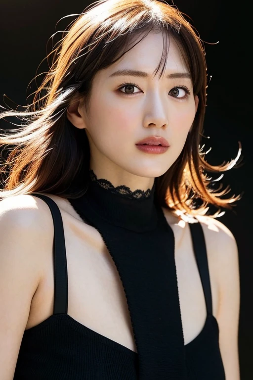 (((masterpiece, highest quality, Very detailed))), (((終わりのないmagic使いの少女, 14 years old, radiating magic))), (((Complex mechanical headgear, A fusion of the intricate mechanical nature of steampunk fashion, the over-the-top gothic fashion and the neon glow of cyberpunk fashion.))), Bust up photo, ((((Very detailedな顔))), (((Very sharp focused eyes))), Very large slitted dark grey eyes that sparkle like jewels. Very long eyelashes, Long vertically curled black hair, Thick bangs, Perfect princess cut, Very gorgeous tiara, (((Perfectly accurate human ))), Long neck, Narrow shoulders, thin and long arms, Small , Very small waist, Very small , Long, slender legs, (((Overall accuracy has been dramatically improved, creating Very detailed, Realistic and photo-realistic images)))), (((magic, magic spell light, magic weapon))), Dynamic pose, Cinema Lighting,