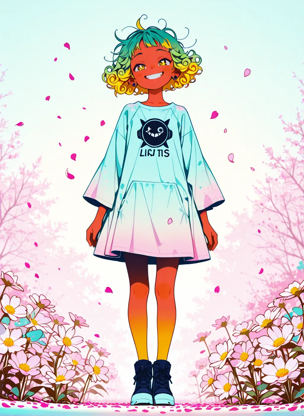 Pequena Menina das Flores