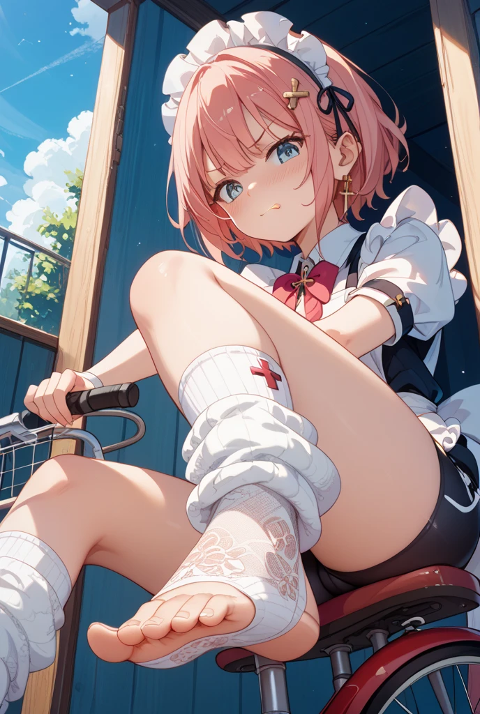 masterpiece, score_9, score_8_up, score_7_up, best quality, uichan, white shirt, bionde, green eyes, flat, Dark blue dress, Red bow, Pigtails, hair Pom pom, on the train, Molester、school yard, field, full body, Eyes are hearts、Primary school students, Shiny Hair, Highest quality、skirt open、blush、Watery eye、Sex、Creampie、vaginal penis, missionary, saliva trail, (orgasm), Drooling pulls a thread、Semen overflowing、A lot of semen、Violent Rape、(Trembling)、1boy, intercourse with a man, Insert the big penis、((uterus at viewer penis inserted into pussy from cross section looking through))