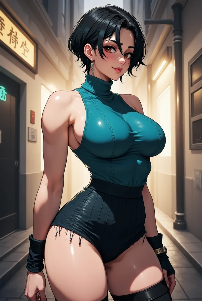 (best qualityer, ultra-high resolution, Depth of field:1.2), grown-up, 1womanl, toned body, Halle Berry, microbiquini, Breasts huge