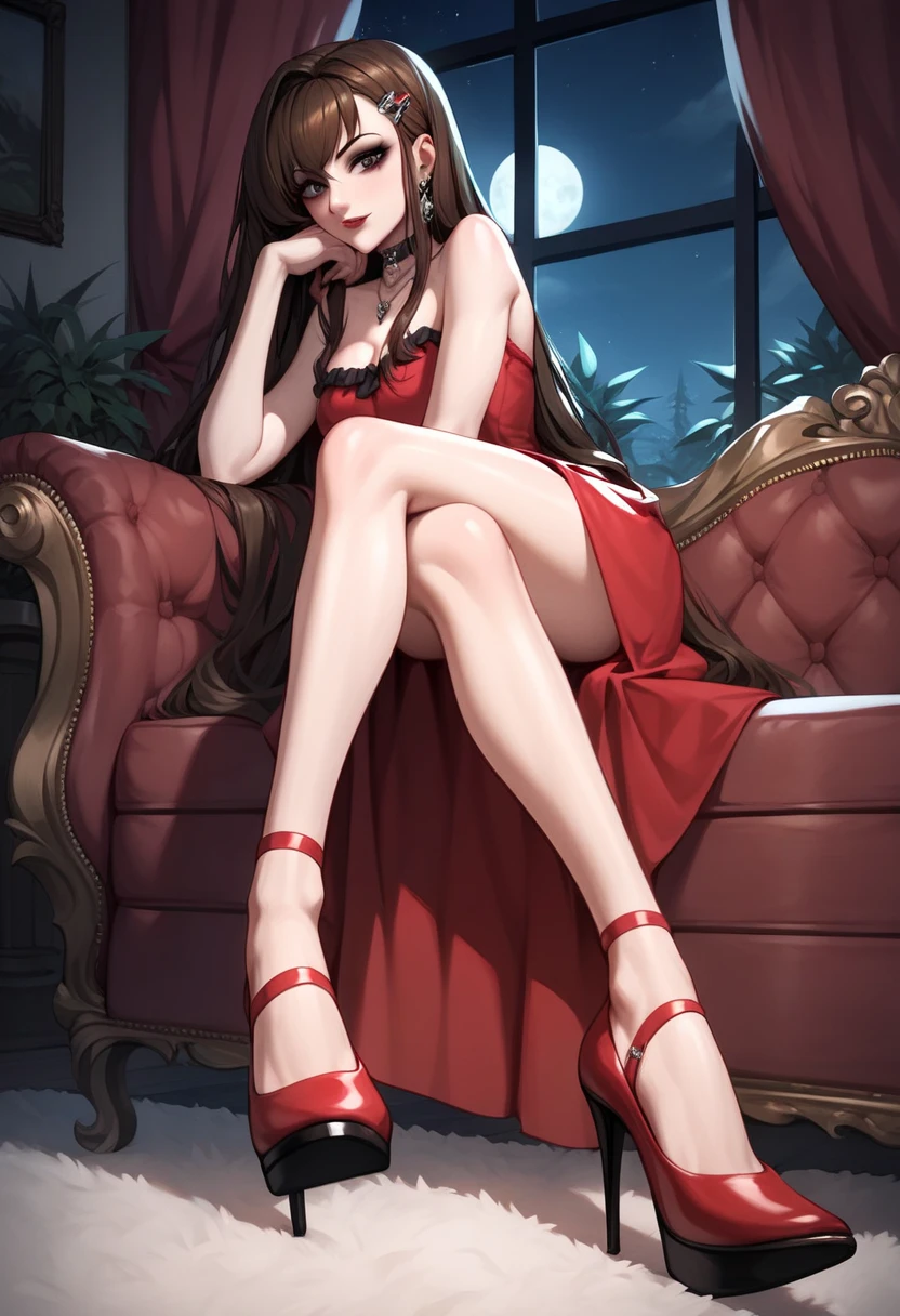 (8K, HDR, ultrahigh), ((((hyperrealism, masterpiece, best quality, ultra highres)))), (pin light, cinematic light), (hyper detail, finely detailed),
1girl, __MY/background2__, magical realism, movie still, {cowboy shot|full body|upper body},
__hair-female__, large breasts:0.7, Natural breasts:0.3, (slim waist:1.1), (wide hip, large pelvis:1.1), (hip_up), (thick thighs and legs), oiledwet:1.4, 
((detailed beautiful face)), (perfect eyes, detailed eyes), (detailed facial features), beautiful and clear eyes, detail eye pupil, lipgloss, (Eyelashes:1.4), detailed hair, (((hair over one eye))), glossy, perfect hands,
{turnred_face|sorrowful_face|charmed_face|seduced_face|drunk_face|ecstasy_face},
(blazer:1.1), (((black mini skirt, silk blouse))), (Korean:1.3, japanese:1.1), tight, (((pubic hair:1.5, high heels))), 
__200WildcardsNSFWAnd_sdWildcards/earrings__, {necklace|amulet}, shoulder bag,
pureerosface_v1:0.15, (highly detailed photo:1.1)