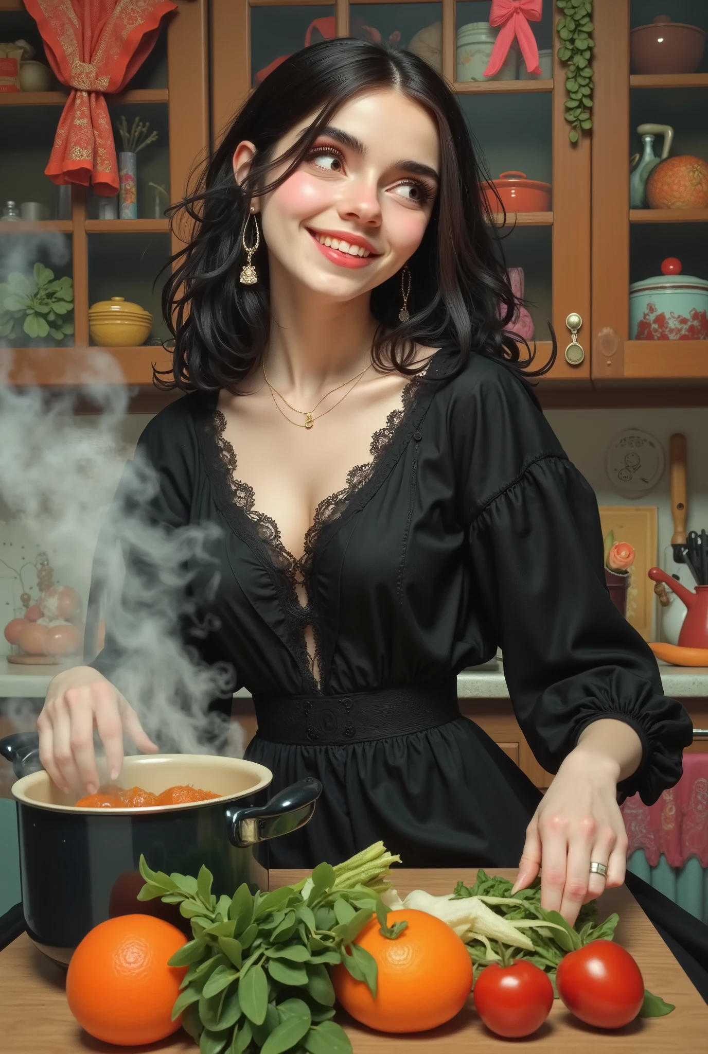 girl, Everyday Magic, kitchen