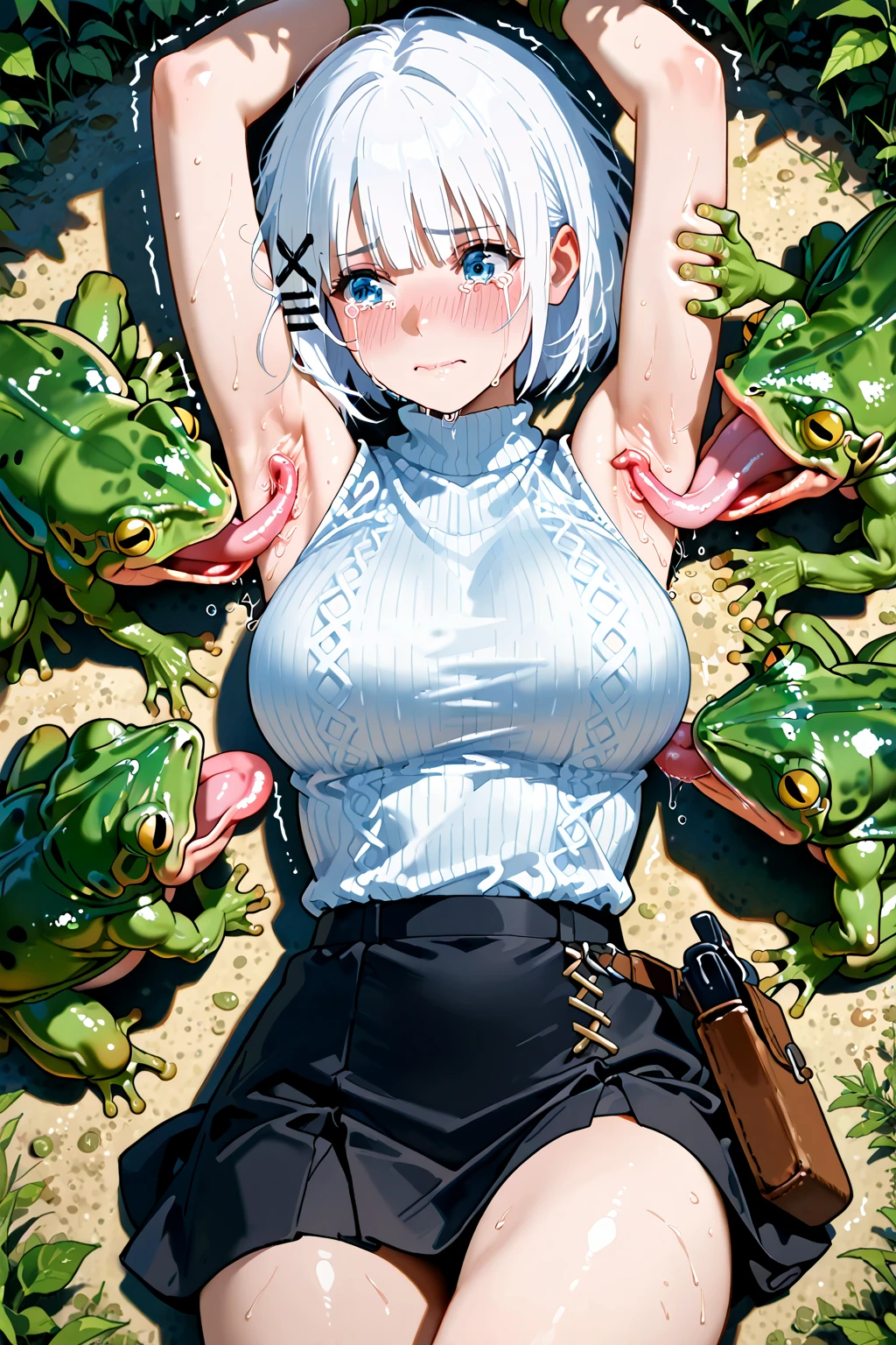 1 girl, Kale, big breasts, private parts appearing 