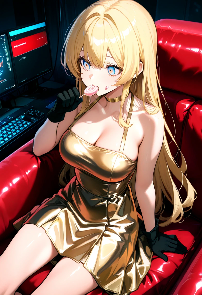 ((high detailed, best quality, 4k, masterpiece, hd:1.3)), landscape, (in office), indoors, business office, Office workers working in the office, many people are busy working, window, desk, chair, computer, ceiling light, (panoramic shot), a full-length shot of Princess Peach lying on desk, BREAK neon blue eyes, seductive, attractive, sexy smile, smiling, smooth anime cg art, 34B breasts, long legs, vivid colors, detailed digital art, slim body, perfect skin, blonde hair, long hair, BREAK crown, cleavage, 34B cleavage, looking at viewer, BREAK looking at viewer, extremely detailed face, black necktie, pink pencil skirt, pink jacket, white shirt, full body, (pink high heels), earrings, gem, dark black makeup lips, dark gothic eyeshadows, dark eyeshadows, black eyeshadows, black sexy lips, black lips, (dark:1.2), dark lips, very dark lips, (perfect hands, perfect anatomy), black makeup, detailed fingers, five fingers per hand, 5 fingers, (1 girl), detailed lips, detailed black lips, black painted lips, gothic painted lips, BREAK night, (breast focus), (breasts out:1.3), (arms behind back:1.2), (from above:1.3),