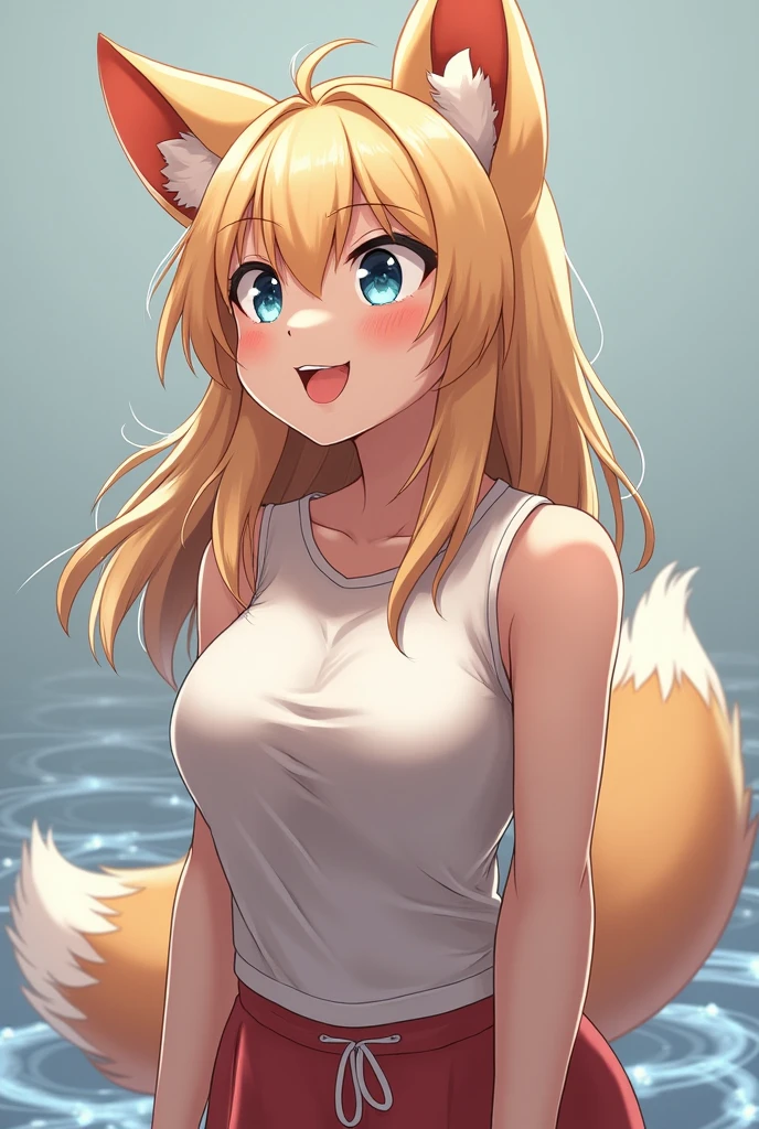 (obra de arte,melhor qualidade,ultra-detalhado),1 garota,cabelo laranja,Messy hair, camisa preta,Jaqueta preta,(orelhas de raposa),Olhos lindos,(pele colorida, pele cinza-azulada),em um beco,(tema cinza),(tema cores pastel)