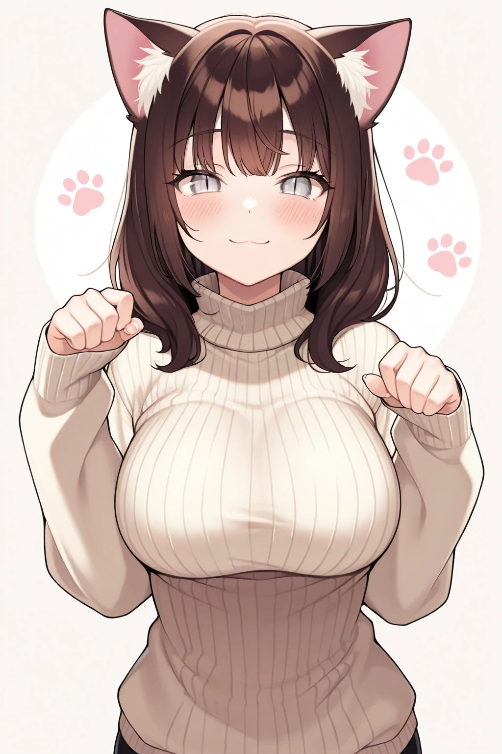 ((masterpiece, best quality)), (anthro furry:1.3, snout:1.2, anthro:1.3, furry:1.2, closeup:1.2, solo female:1.2, cleavage, leaning forward, smile, red), pink top, sweatpants, thicc curves voluptuous