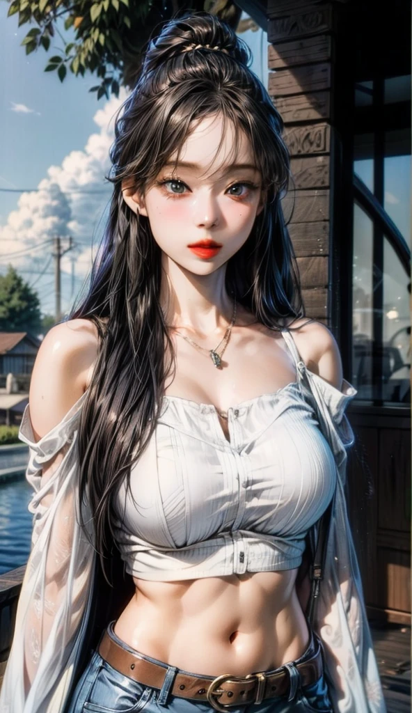 Masterpiece, Best Quality, 8K, Detailed Skin Texture, Detailed Cloth Texture, Beautiful Detail Face, Intricate Detail, Ultra Detailed, Portrait,Japanese girl、Harajuku style casual clothes、Colorful costumes