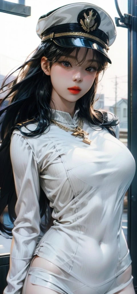 Beautiful big breastokeh), indoors, detailed luxury living room, gentle and charming beautiful goddess, Korean(kpop-idol), solo, necklace, oval face, double eyelids, smart, good hands, good feet, Natural, (from below angle), (glossy skin:1.05), ((low angle)), Perfect figure, (k, UHD, RAW photo, best quality, masterpiece:1.4), (realistic, photo-realistic:1.37), ultra high res, photon mapping, radiosity, physically-based rendering, professional soft lighting, red eyes, sexy smile, milf