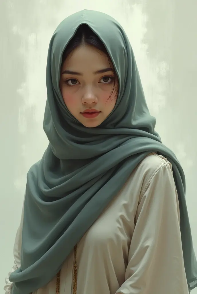 girl in hijab without clothes