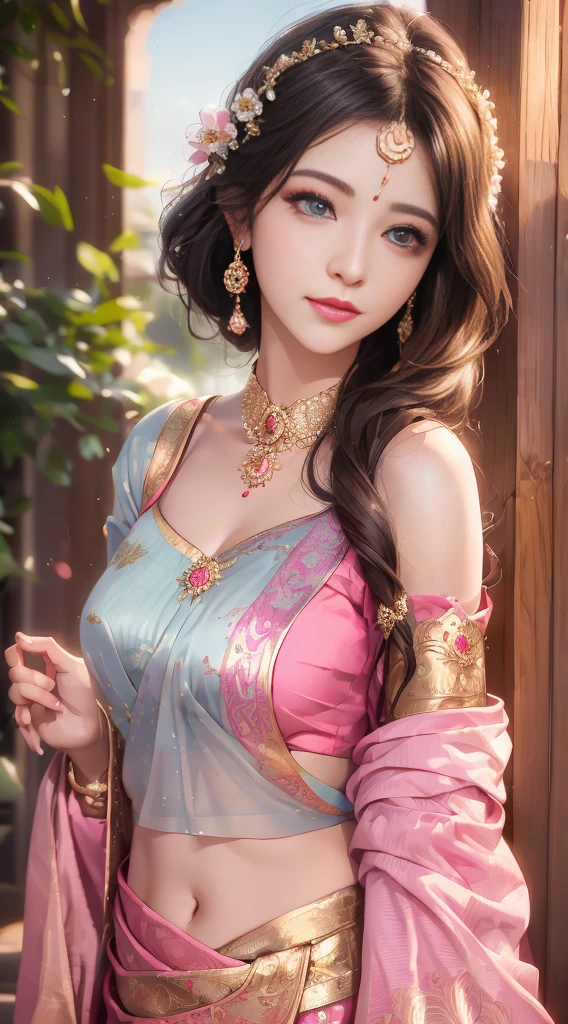 (masterpiece, best quality:1.2), 1girl, solo, thai girl, thai dress, dress, big breasts, beautiful detailed eyes, beautiful detailed lips, extremely detailed face and eyes, long eyelashes, flowing hair, intricate clothing details, photorealistic, 8k, natural lighting, warm color tones, fantasy art, cinematic lighting