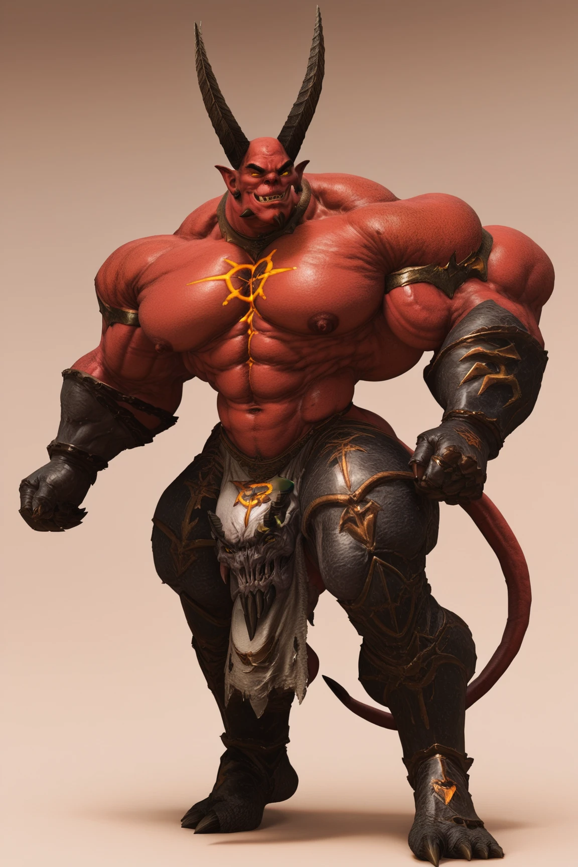 Kaido, Dragon King, male dragon, Oriental Dragon, very large muscles, Bulky, Bodybuilder, Extremely strong, Big abdominal muscles, Huge muscle guts, Chest muscles, foot, nail, whole body, Loincloth, piece,