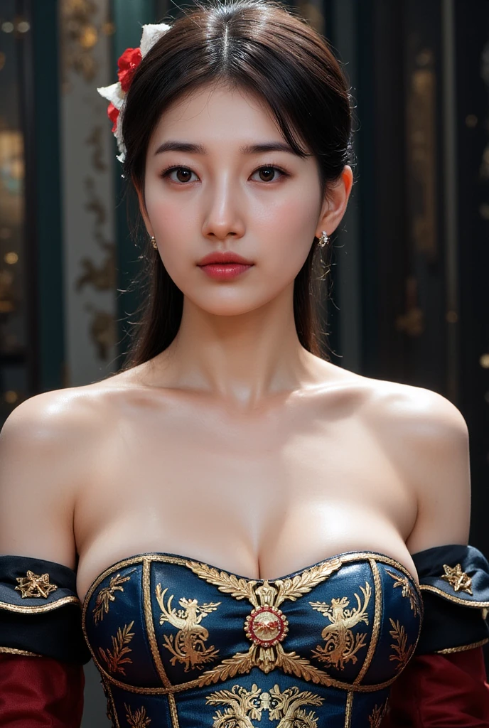 top-quality、masterpiece、超A high resolution、(White Dragon Armor)、(((Colossal tits))),(((Variety of hairstyles))、(((Take different poses))),(Wearing a beautiful crown made of jewels),(Photorealsitic:1.4)、Raw photo、女の子1人、Golden hair、glowy skin、(((Japan Dragon)))、(((Reveal micro bikini))),(Gorgeous Jewelry Necklaces)、(Mystical expression)、(Full Body Angle)、(Fight big dragons)、A dark-haired、poneyTail、(Detailed: White Metal Bikini)、(Detailed and beautiful flower garden)、Precipitous cliffs、(Western castle background)、((super realistic details))、portlate、globalillumination、(sexypose)、Shadow、octan render、(Random hair)、8K、Raw skin is exposed in cleavage、metals、Details of complex ornaments、Japan details、highly intricate detail、Realistic light、Blue eyes、radiant eyes、Facing the camera、Precipitous cliffs、Toostock、(Full Body Angle)、(veils)、(((Heavy Big))),(A person who sees with calm and goddess-like eyes)Happiness:1.2)、