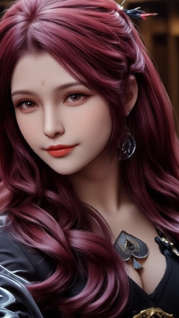 mtu、purple robes、wearing hood、greene eyes、Red-black hair color、full bodyesbian、beautiful line art、skin highlights、highly detailed eye、illustratio、digital illustrations、Manhwa Style、perfect anatomia、anime big breast、pictogram、Twitter、valorant、omenvalorant、