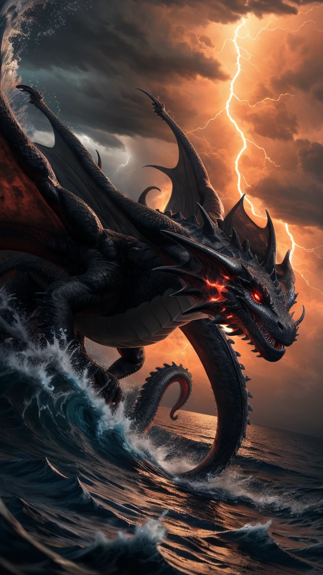  Gray-white clouds Cloud in the shape of a dragon with glowing eyes of lightning, crimson cloud outlines of a dragon mist over the sea, mystical haze and fog, rapid dynamic lightning among clouds, black night, hyperrealistic, beautiful, lumen, hurricane wind, large lightning ,full-body-shot,High contrast,Masterpiece,Realistic,Ultra Detailed,intricate details,realistic humid skin,extremely intricate,realism,photorealism, cinematic style,irina yermolova,HDR,((Wangechi Quality)),extremely detailed, [night landscape],masterpiece,intricate details,faded,eyes extremely detailed, high detailed eyes,16k resolution,RAW, Nikon Z9,chinese orc's village of fishers on seaside,authentic,full body length,Labradorite babygirl,native italian troll ,pretty face,eyebrow up,full body shot,ominous landscape,glate gray atmosphere,by art Simon Stalenhag,Nicola Samori,(((Wangechi Mutu))),prime colors,urban,extremely detailed,masterpiece,intricate details,faded,eyes extremely detailed, high detailed eyes,4k resolution,RAW, Nikon Z9