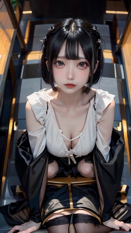 (masterpiece,Highest Resolution,4K High Resolution,Crisp image quality,Ultra HD,Detailed Hair)(Close-up sex shoot)(((Huge penis in vagina:1.2)(real:1.2),Downward,Cat ear,Red Headgear,blush.Full of sperm,realistic