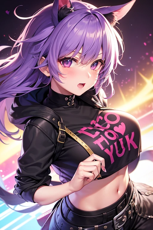 rvst, a woman ,19 years old, large breasts, triple D cup breasts, sexy, horny, round buttocks, bubbly buttocks, fit and strong, slender body, plump lips, bubbly ass anime girl, 8k, ecstatic expression, festival, beautiful, colorful, translucent glowing latex miniskirt, night, lasers, panties, bra, cleavage, medium breasts, anime print clothes, sexy, camel toe