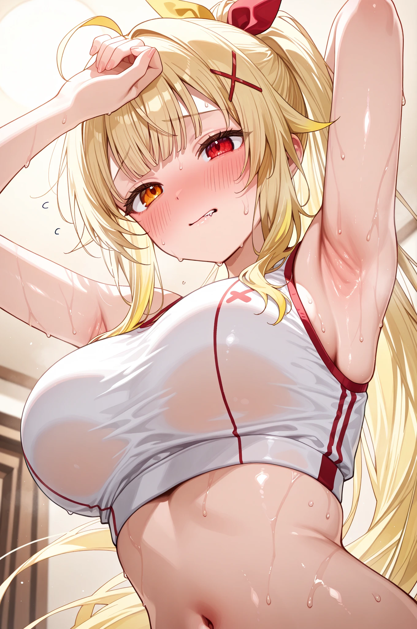 (masterpiece, best quality:1.2), 1girl, solo, heigh 140cm, primary school grade, chibi, young teen, 12 years old, cute, big breasts,falling breasts,hanging breasts,breasts apart,beautiful , better cleavage,chest ultra focus,(presenting boobs),(presenting nipples), (nude), (bare chest), (spreading leg),lewd,illustration,sketch,realistic,highres,gym, eye glasses, blush, wet, lewd smile, wet vagina, seductive, sexy pose, nude, naked, horny, horny face, lewd pose, sexy pose, hot