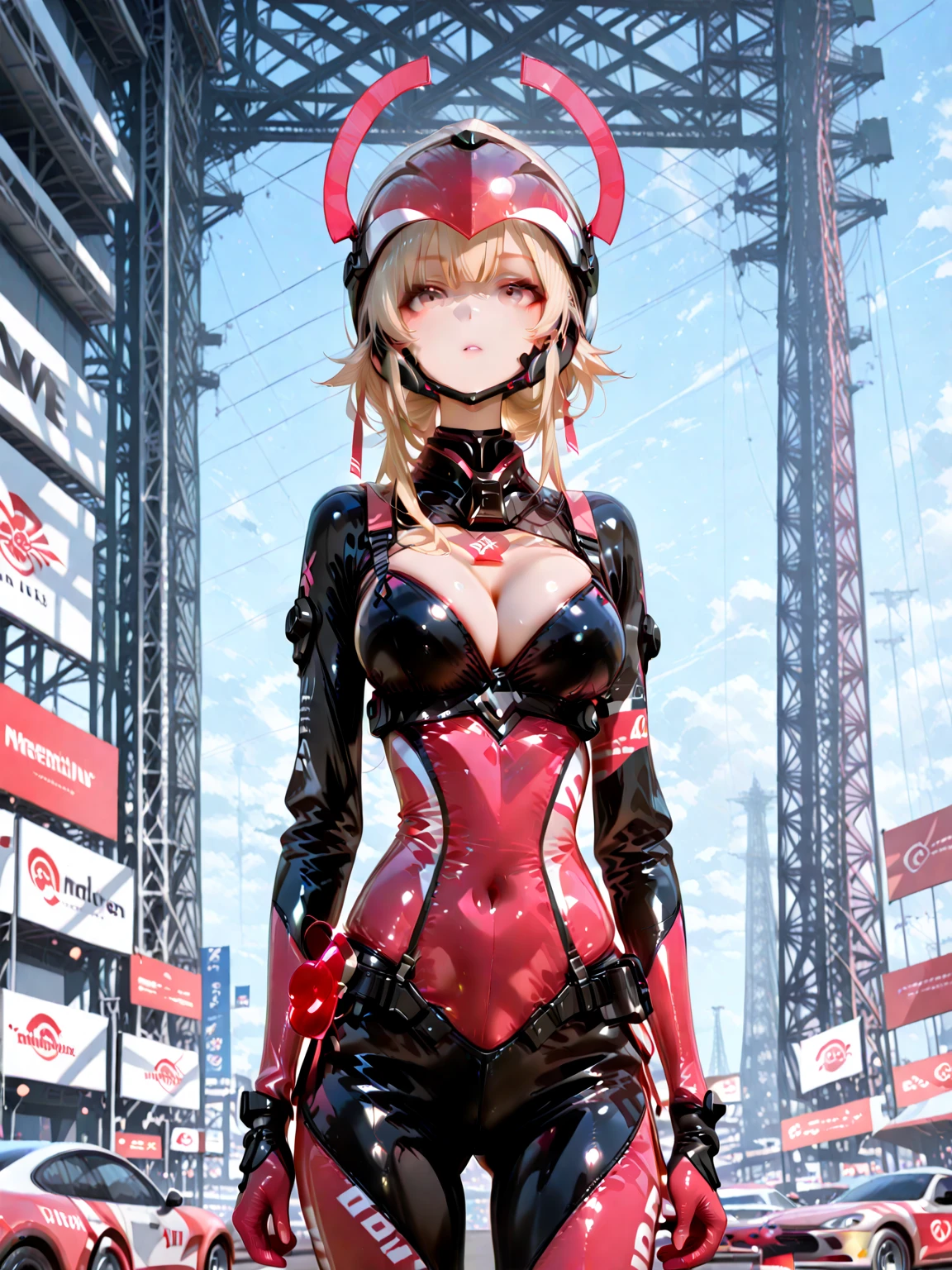 (photorealistic:1.8, highest quality:1.8,8K masterpiece:1.8,High resolution,muste piece:1.8,RAW Photos,cinematic lighting),
cyber punk、Back alley at night in the city、vapor、
 (1 android girl:1.3)、Completely naked、shirt、bondage、choker、knee high tights、Nipple piercing、beautiful butt,beautiful thighs,plump nipples,Nipples are visible through the costume、(Soryu Asuka Langley)(character focuidium Hair:1.2,beautiful shining blonde hair:1.5)、
（elation：1.4）、Disdainful、
plump nipples、(cameltoe),No split screen,slender abs:1.2,(Young sensual gravure idol)