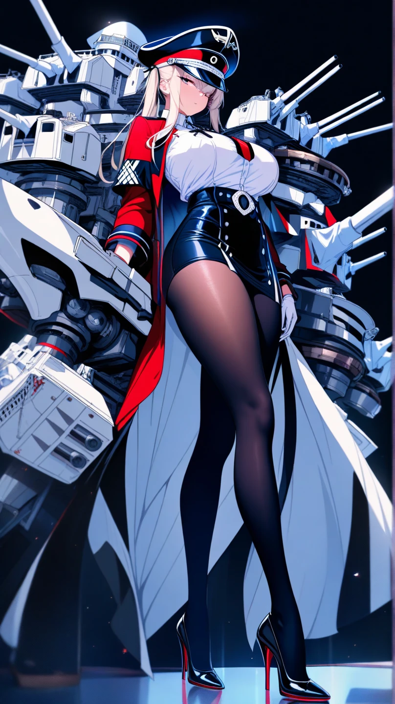 (Best quality,8K,A high resolution:1.2),Full body shooting from head to toe,Ultra-detailed,Physically-based rendering,Complex details,对称,Incredibly long red hair scattered on the ground,Incredibly muscular,Exaggerated breasts,Well-defined abs,very big buttocks,Wide hips,Oozing sexy,Thick thighs,Incredibly long legs,Gorgeous high heels,Highly detailed full-body portrait of a geisha.