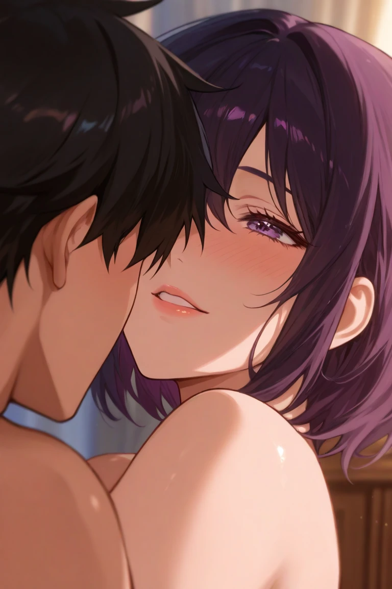 12 year old boy kissing sexy 40 year old woman in front of everyone, beso apasionado, momento romantico