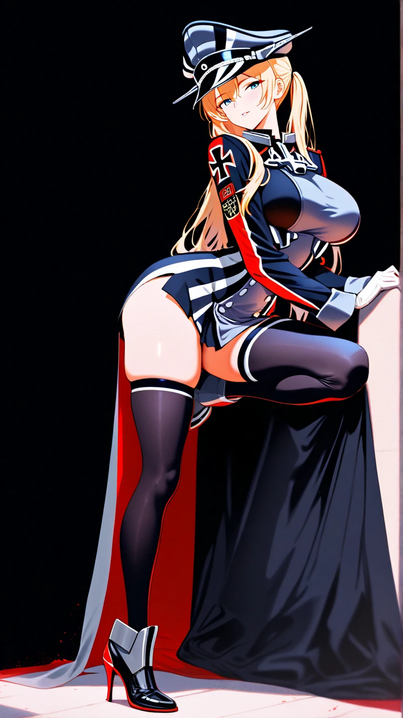 BREAK Perfect Anatomy、(High resolution:1.2)、Incredible illustrations、(Cute illustrations:1.2)
(Beautiful background,(nature,crowd))(,yuri,dutch angle) 
2gial((blonde hair,shiny hair,hair intakes:1.8,long hair)(doyagao)(a girl,, 1.4meters, 35kg),17-year-old,flat chest))(Black coat,Combat Uniform,,garter straps,Eye patch),
        ((gradient grey hair,shiny hair,hair intakes:1.8,Dark Skin:1.6)(doyagao)(a girl,height 1.7meters, 40kg),,17-year-old))
 (Black coat,ゴシック風Combat Uniform,,garter straps,eyepatch:1.8) )
 Cosplayer surrounded by people
