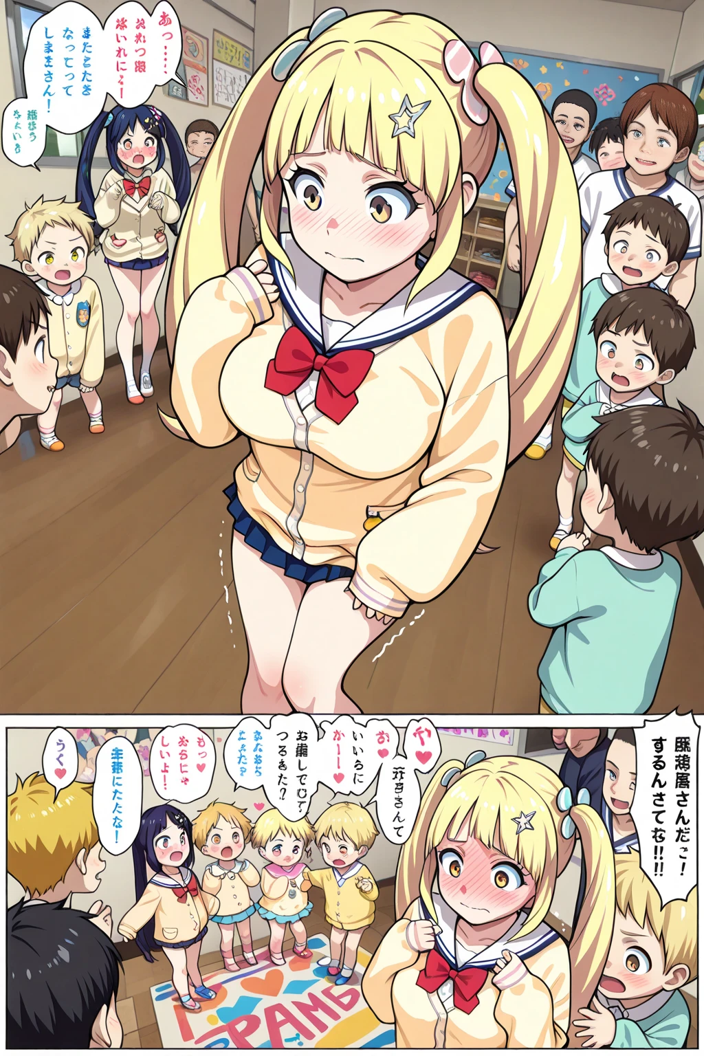 One Woman、beautiful girl、high school girl、Polo shirt、mini skirt、Tight Skirt、Sun visor、ponytail、Long Hair、Hit a nice shot、Golf course、Have golf clubs、golf bag、Next to me is a perverted caddy、A packed audience、Highest quality,、blonde、Golf Shot、Sweaty body、Very obscene smile、Professional Golfer、Black panties、Angle from directly below、US Open、Big smile、Spread your legs、Angle from directly below、Being seen at close range、Masturbating with a golf club in her crotch、severe convulsions、High speed finger masturbation