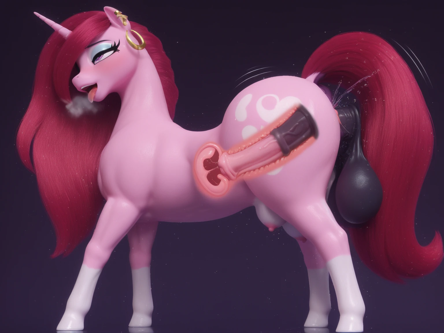 Fluttershy from My Little pony, lying on her 
side bed, ass
exposed, Butthole in asshole, smug smile face, wet juice pussy,
huge tits, long pink wavy hair, spreading her sweaty butt cheeks and getting her asshole anus, close up ass hole, sweaty ass, detailed anus, highly detailed musk, musky, musky ass, visible anus, massive asshole, sweaty anus, spread butt, Green eyes, long pink hair, realistic detailed yellow fluffy fur:1,5Beautiful face:1.5,detailed eyes, luscious lips, ( Beautiful face:1.5), huge Bimbo ass, hyper Bimbo ass, curvy hips, thick thighs huge Bimbo ass, hyper hips, curvy Bimbo ass, thick Bimbo hips large hyper Bimbo ass large Bimbo ass, thick Bimbo ass huge large, massive, huge puffy anal bulge, butt focus, hyper anus,huge anal hyper, gaping anus,
((((excessive vagina pussy thick juice:1.6)), ((hyperrealistic background))). hyperrealistic everything like an unreal engine ray tracing render detail, sharp focus, intricately detailed, rewarded photography, small-catchlight, low contrast, high sharpness, facial- symmetry, depth of field, cinematic background, Unreal Engine Rendering, central image, dream-like, Softly lit shadows, sinister, award winning photos, best quality, masterpiece by Jeremy Lipking, by Antonio J. Manzanedo, by Lee Jeffries nikon d850 film stock photograph 4 Kodak portra 400 camera f1.6 lens rich colors hyper realistic lifelike texture dramatic lighting unreal engine trending on aeration cinestill 800 fisheye lens realistic HD graphics, Detailed and realistic, high detal, high qulity, photo realistic, photorealistic eye, Detailed pawasterpiece artwork, top-quality, 32k, real engine five amazing
graphics realistic photo Top Quality materpeace, extra high, resolution (photoshop:1,4 XT3 (high quality: 1.3) 
detail: 1.3) (high resolution:1.5), long pony muzzle:1.4, sleeping on my side:1.5,