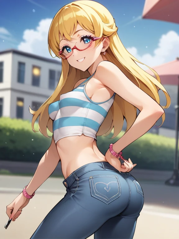 score_9, score_8_up, score_7_up, source_anime, solo, 1girl, enoshima junko, grin, looking towards viewer, standing, twintails, bear hair ornament, v-shaped eyebrows, choker, collarbone, cleavage, Nude, BIG TITS, BIG ASS, COMICALLY BIG TITS, COMICALLY BIG ASS, NUDE, NO CLOTHES, SQUATING, TWERKING, SHAKING ASS, BARE ASS, BARE TITS, BARE BREAST, **SQUATTING POSITION**, hands in the air, Pink Panties, Tight Pink Crop Top, Spaghetti Straps, Pink booty shorts, over the top pink blush, over the top pink eyeliner, over the top pink eyeshadow, Crowded Street, Black Lifes Matter Protest, Black Thugs, Black Men, Muscular Black Men, Black Men, Black People in background, Muscular black men, HUGE ASS, Unrealistic Ass, unrealistic tits, **Over the top make up**, **Extreme Make Up**, Trashy Make up, golden hoop ear rings, Extreme make up blush