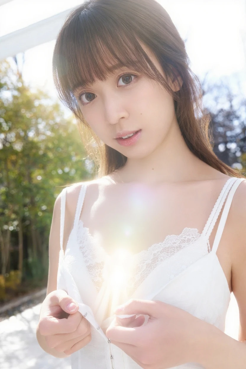 (Highest quality、Tabletop、8k、Best image quality、Award-winning works)、One beautiful bride、(alone:1.1)、(The most extravagant and gorgeous huge wedding dresses:1.1)、(Perfect Wedding Lace:1.2)、(The most extravagant and luxurious giant tiara:1.1)、(The most extravagant and luxurious giant necklace:1.1)、The most beautiful smile is looking at me、A wide selection of the finest jewelry、(Bridal upper body photo:1.1)、Perfect Makeup、Long eyelashes、Ultra HD Shining Eyes、Ultra HD Hair、Ultra-high resolution glossy lips、Ultra High Resolution Perfect Teeth、Super high resolution beautiful face、(Accurate anatomy:1.1)、(Very bright and beautiful skin:1.2)、(very bright and vivid:1.2)、(Blurred fresh green nature background:1.1)