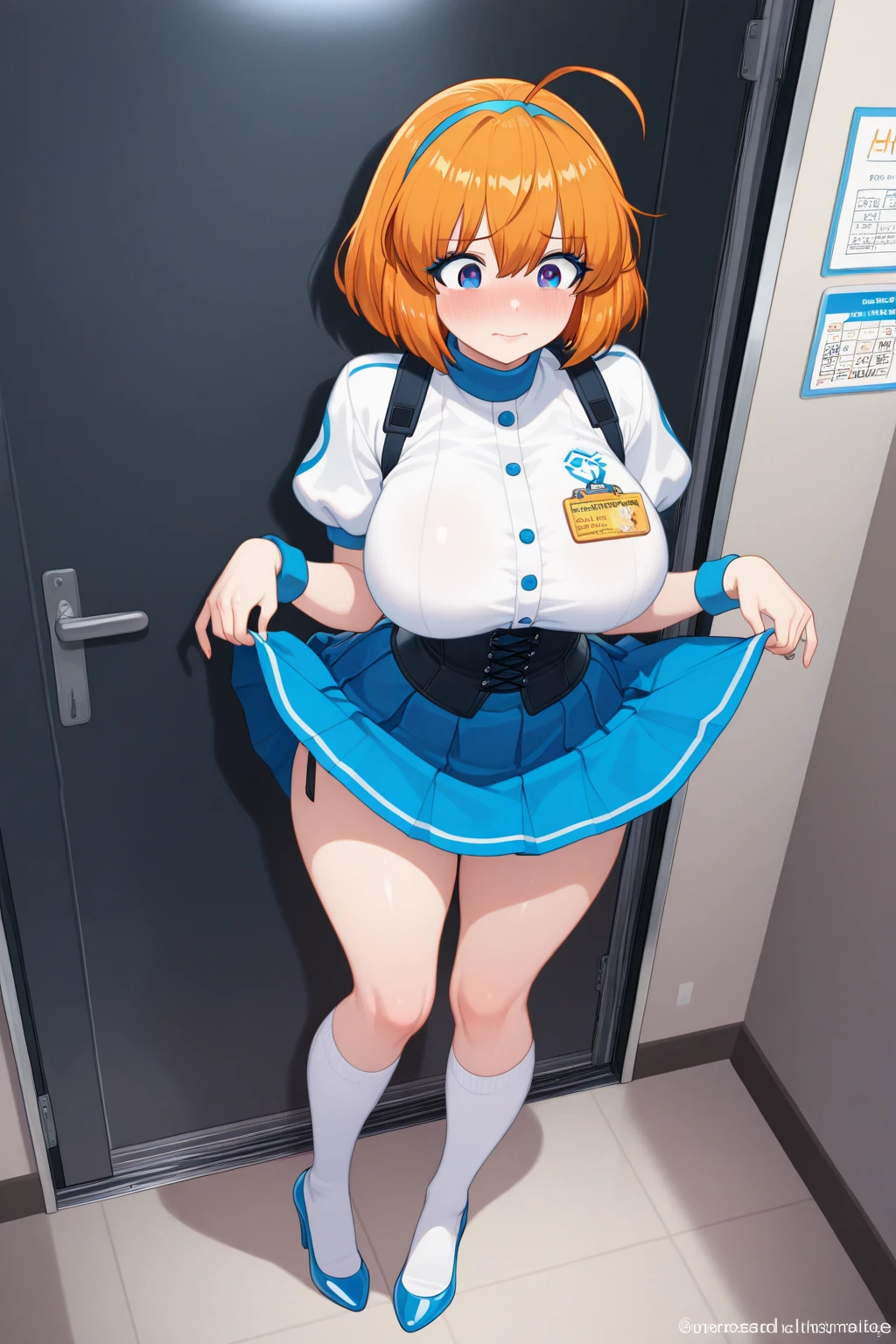 Collective of girls、detaile、ultra-detailliert、​masterpiece、top-quality、Beautiful fece、A detailed eye、 1girl in、独奏、short-haired、(Pink ribbon:1.1)、(Two-side-up)、ultra gigantic tits、(police officers:1.3)、Shady face、light orange hair、(frontage)、Interrogation room、malicious smile、Bruises and ugly faces、Young features、(Loli:1.3)、(fishnet tights)、fluffy hair、Elementary school girls、Short stature、Chiquita、Colossal tits、loli big boobs、(police officers:1.3)、(sit a chair)、policewoman、police officers、(Chest that seems to burst)、(ultra gigantic tits:1.3)、(prison:1.4)、、entranceway、Female Gakipolis、fishnet tights、Cuffed、arrested、(prison:1.3)