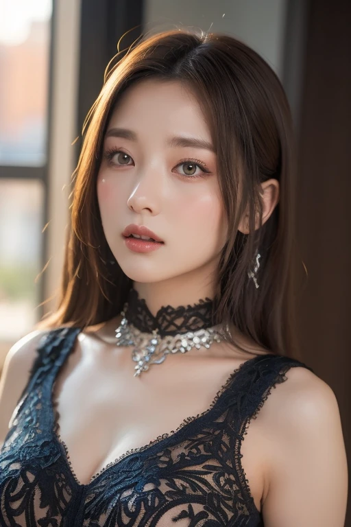 8k, Ultra-high resolution, Highest quality, masterpiece, 三分割法によるphotograph,Surreal, photograph, 1 Girl, (16 years old:1.3), pretty girl, Cute Face, 細部までBeautiful Eyes, 細かくdetailedに,masterpiece,One Girl:1.2,Japanese female announcer,cowboy shot,smile,Brown hair,Medium hair,Loose curly hair,((vampire:1.4)),Double teeth, Natural skin texture、(Luxurious dress clothing from Medieval Europe:1.4)、(Colorful costumes:1.4)、Attractive girl、16 years old、(Perfect female body:1.4)、(女の子のポートレートphotograph:1.4)、(Photorealistic images:1.4),Medieval streetscape,(Beautiful Face:1.4),Beautiful and attractive eyes、Beautiful Eyes、(Tight waist:1.4)、(Beautiful girl with perfect body proportions:1.4),Red lips,(choker:1.4),Open your mouth a little and laugh,Looking at the audience,(((Ideal body type))),A-cup small breasts :2,、Portraiture:2、Perfect Anatomy、鮮明なdetailed、detailed,Fashion magazine cover,Thin lips,Gray background ,完璧でBeautiful Face ,完璧でCute Face, Skin with attention to detail, Perfect limbs、Narrow waist,Looking at the audience,(((Ideal body type))),A cup small breasts :2,Portraiture:2,Perfect Anatomy,鮮明なdetailed,detailed,Surreal,Light and shadow,spotlight