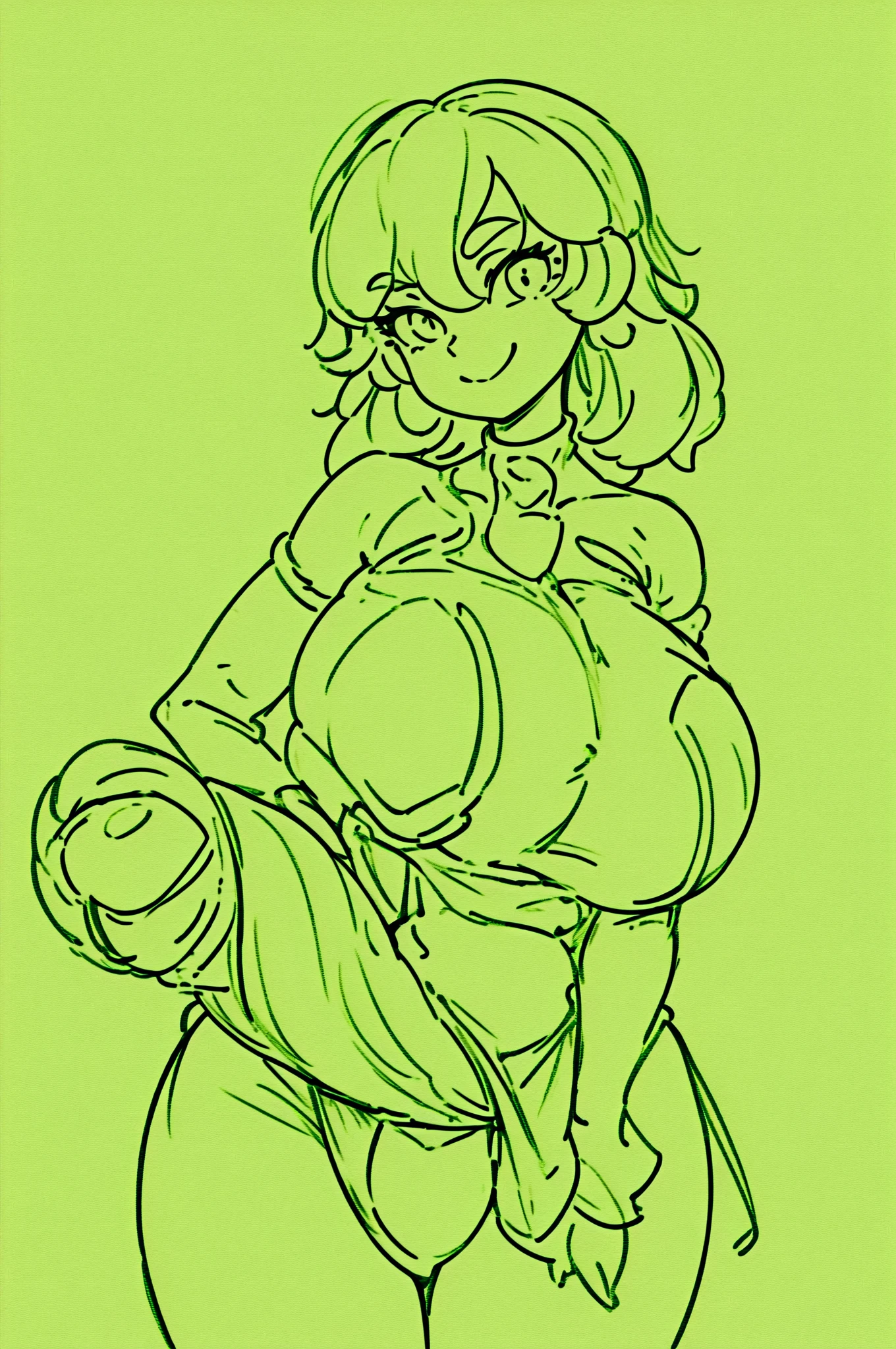 STICKER, (Solid Outline:1.3), (masterpiece:1.2), A detailed illustration of a vivid Sexy Princess Daisy from Mario naked, bare breasts, soft , face view, ass view, side by side, Solo Female, medium breasts, full cleavage, hands behind her head, Full Body View, high heeled boots, no background, vintage t-shirt design, in the style of hand drawing, 3D vector art, fantasy art, watercolour effect, Adobe Illustrator, hand-drawn, digital painting, low-poly, soft lighting, isometric style, retro aesthetic, focused on the character, 4K resolution, photo realistic rendering, using Cinema 4D,