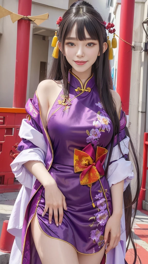 tmasterpiece， High- sharpness， Best quality at best， 1girls solo， kamisato_ayaka， ssmile， Kimono spread your legs，Shoot from below，Beth