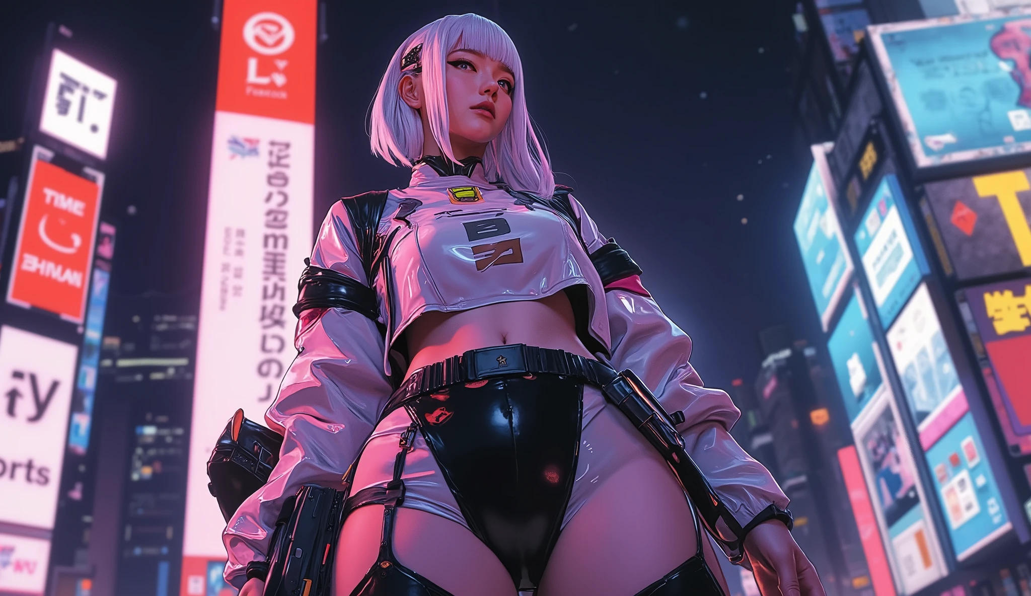 ((La mejor calidad)), ((obra maestra)), (muy detallado:1.3), ...............................................................................................................................................3D, Beautiful (cyberpunk:1.3) Mujer hacker, peinado corto,pelo corto, Volver al visor, cabello grueso, Terminal de ordenador operativo, Pantalla montada en la cabeza, computer server, Pantalla LCD, fiber optic cable, Logotipo de la empresa, HDR (High Dymanic Range), Trazado de rayos, NVIDIA RTX, Super resolution, Irreal 5, Subsoil Scatter, Textura PBR, Post-procesamiento, Anisotropic filtering, profundidad de campo, maximum sharpness and sharpness, Texturas multicapa, Albedo y Highlight Maps, Sombreado de superficies, Accurate simulation of light-material interactions, proporciones perfectas, Renderizado de octanaje, duotone lighting, ISO bajo, balance de blancos, Regla de los tercios, amplia apertura, 8K RAW, efficient sub-pixels, sub-pixel convolution, glow particles, dynamic  pose