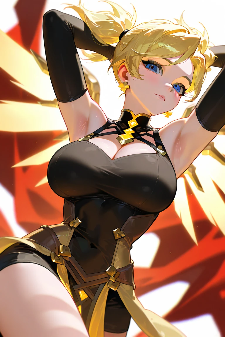 super detailing、top-quality、masterpiece、dtextured skin、16K、huge tit、dirndl、long skirt、pov、Official Art、Contour deepening、Detailed manga illustrations、shinny skin、a matural female、succubus、slim waist、Perfect female body、独奏、Floating hair、blonde_hair / blue_eyes、looking at the viewers、seducting smile、is standing、