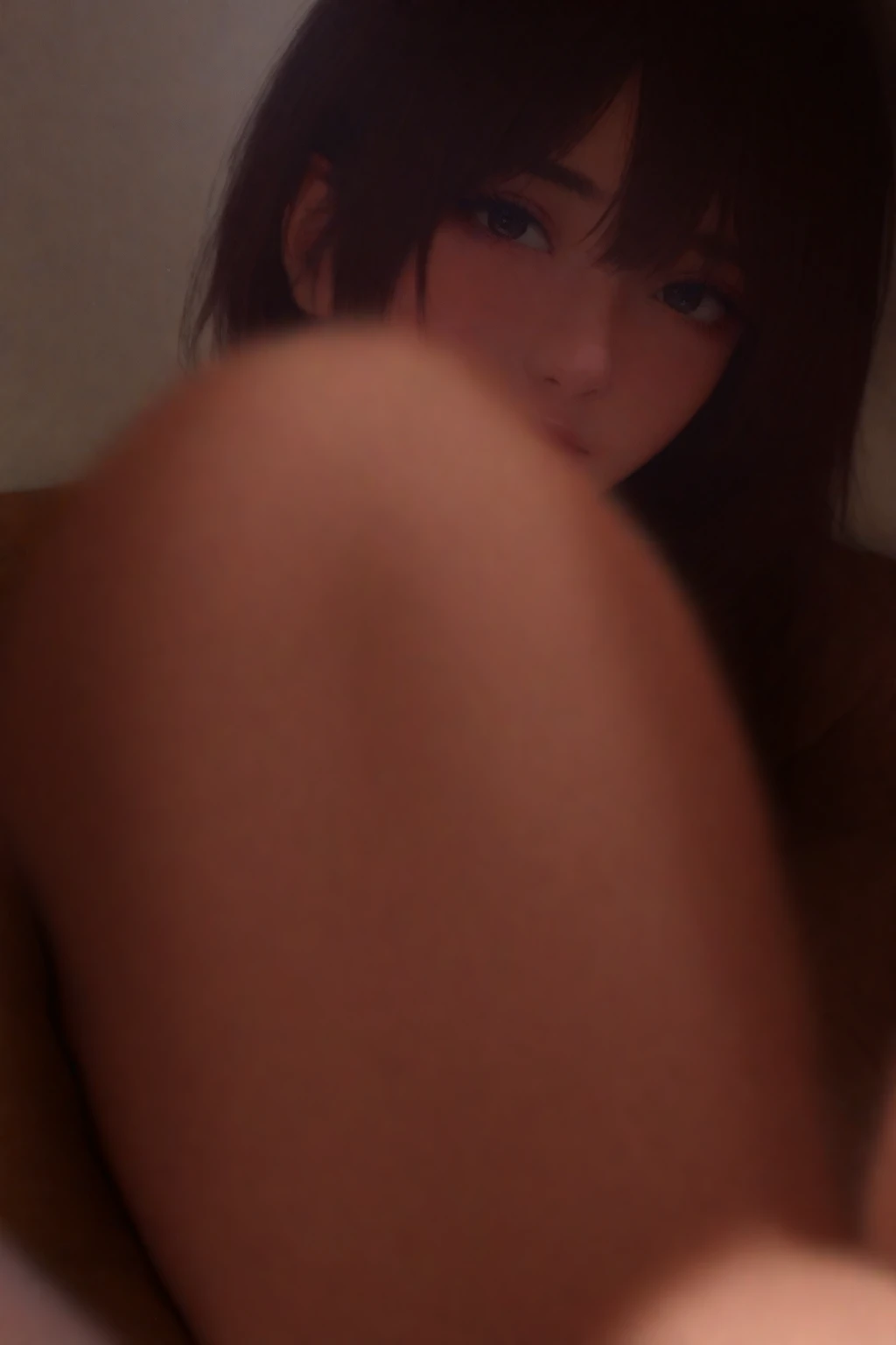 最high quality, masterpiece,((Ahegao)),On the bed,Having sex, One Girl,naked, Beautiful Face, On top of that_body, Tyndall effect, Realistic, Dark studio, Rim Light, Two-tone lighting, (High resolutionの肌: 1.2), 8k uhd, Digital SLR, Soft lighting, high quality, Volumetric lighting, Frank, photograph, High resolution, 4K, 8k, Bokeh,sexy,