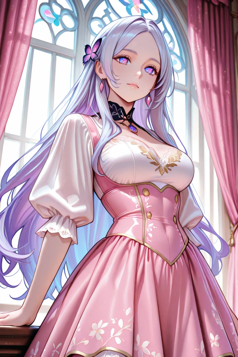 (Beautiful detailed eyes,Beautiful detailed lips,extremely detailed eye and face,Hires steps:40,longeyelashes,Cute girl in alchemy costume,Cute uniform,miniskirt laugh out loud,attractive girl,Best Quality,busty,masutepiece:1.2,stunning figure,Erotically cute,Ultra-high resolution,Gorgeous girl,Lovely girl,Multi-colored hair,Relaxation Socks,High resolution,gorgeous eyes,Perfect beauty) (masterpiece、top-quality、top-quality、watercolor paiting(Curly)、Official art、Beautifully Aesthetic:1.2)、(2girl with:1.3)、(Fractal Art:1.3)、The upper part of the body、From Side、looking at the viewers、patterns、(rainbow-colored hair、colourful hair、Half white and half pink hair:1.2)、((A detailed4This refers to、Thumb joint details))、Eau、gases、云、colourfull、Deep kissing、(I'm、violate、Detailed panties)