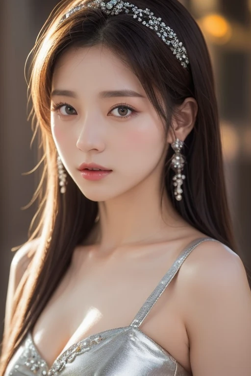 (masterpiece:1.3), high resolution, ultra detailed, extremely detailed CG unity 8k wallpaper, realistic, photo-realistic, RAW photo, beautiful detailed face, pale skin, realistic glistening skin, detailed cloth texture, detailed hair texture, Perfect body, Beautiful Face, accurate, Anatomically correct, Highly detailed face and skin texture, natural neck length, (beautiful hands), (fair skin:1.1), (well-aligned teeth:1.1), (Sweaty skin:1.2),
BREAK,
Detailed eyes, symmetric eyes, Light Brown eyes, Double eyelids, Thin eyebrows, (Glossy lips:1.4), ((A face with waiting for a kiss:1.2)), (blush:1.1), (A sparkling small hair accessory:1.1), (beautiful smile:1.1)
BREAK,
(A classy and Cute idol:1.3), (nude, nsfw, nipple:1.4),
BREAK,
medium large breasts, slender figure, firm abs,
((ponytail, Dark blonde hair, wavy hair, long hair, asymmetric bangs:1.2)), (cowboy shot:1.2), (looking at viewer:1.2), cowboy shot, From above,
BREAK,
(((Figure skating in skating link:1.3))),