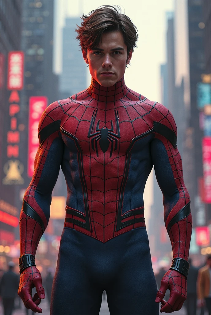 Will Graham in Spiderman suit