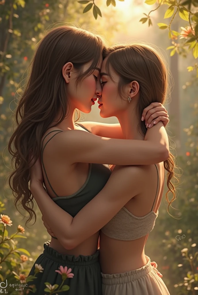 2 naked teenagers
