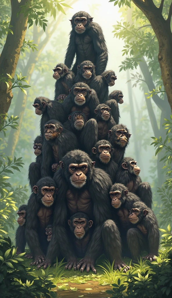 An adult woman surrounded by a huge group of male monkeys, Highest quality, figure, masterpiece, Very delicate and beautiful, Very clear, Extremely detailed CG, 8K, masterpiece with attention to detail, Highest quality, Official Art, Ultra Clear, Very detailed, High resolution, Beautiful detailed girl, Very detailedな目と顔, Beautiful fine details, Mature adult woman、((((Wearing only tiny white panties、nude))), Wearing only tiny white panties,topless、 (Beautifully shaped big breasts)))),( (Beautifully shaped big breasts)))),( Beautifully shaped big breasts)))),( (huge breasts of beautiful shape)))),( ( ( topless)), ((Slim and big boobs)))),((Sexy blonde mature woman with huge boobs)),(Lustrous fair skin)))), skinny, (((Sexy smile))),Ecstatic smile、blush、Very red cheeks、long bangs that hide the eyes,、Only the tips of the hair are pink、 (((lots of heartマーク, heart, heartマーク))), Looking at the audience, Look forward, (((Slender Super Large)), Perfect Style, (((Seduce))), emphasize, 股間emphasize, Sitting, ( ( Sexy pose)))),bedroom、Clear blue sky、 (((Surrounded by a large number of crowded male monkeys)))), ((Packed with so many super-masses of male monkeys)), ((He is seen surrounded by a large group of male monkeys.)), (((He is surrounded by a massive group of male monkeys, so densely packed that they fill the entire space.))), ( In the background, a herd of male monkeys is crowded together, filling the entire screen.), A huge group of male monkeys swarming in all directions, At the top, a group of giant male monkeys, end, about, He is surrounded by a group of male monkeys so densely packed together that there is no space between them., (((A huge group of male monkeys fills the entire area.)), (Surrounded by a large number of crowded male monkeys)))), (( Many male monkeys in groups)), ((He is seen surrounded by a large group of male monkeys.)), (((Surrounded by a horde of male monkeys so densely packed that they filled the entire space.))), (In the background, a herd of male monkeys is crowded together, filling the entire screen.), A huge group of male monkeys swarming in all directions, A huge group of densely packed male monkeys, Down, about, He is surrounded by a group of male monkeys so densely packed together that there is no space between them., ((A huge group of male monkeys occupying the entire area)), ((A huge group of male monkeys crowding together)), ((Surrounded by a large group of male monkeys)), (Surrounded by a horde of male monkeys so densely packed that they filled the entire space.))), ( In the background, a herd of male monkeys is crowded together, filling the entire screen.), A huge group of male monkeys swarming in all directions, A huge group of male monkeys crowded at the summit, end, about, He is surrounded by a group of male monkeys so densely packed together that there is no space between them.